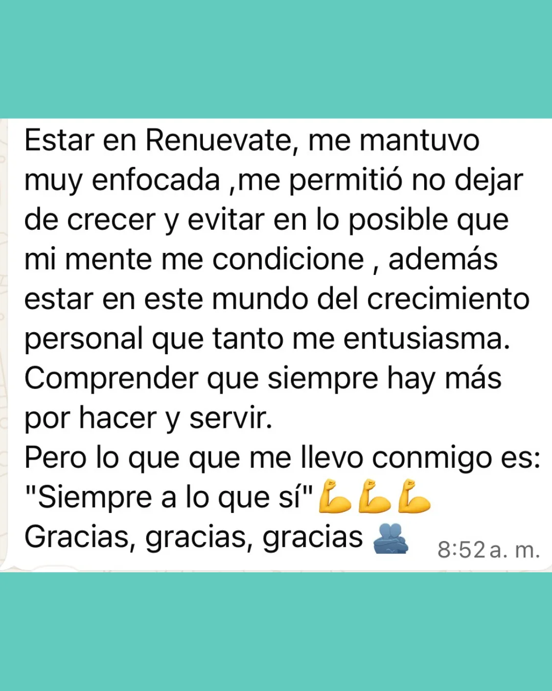Testimonio Renuévate